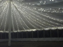 Marquee Lining with LED Lights