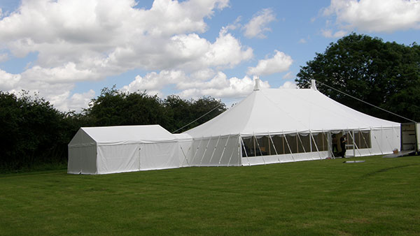 Semi-permanent marquee