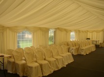 Custom Made Marquee Interior Linings