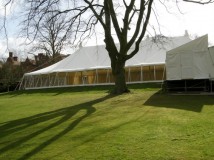 Canvas Marquee manufactured in Britain