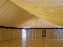 Marquee Hall Lining will create a usable space
